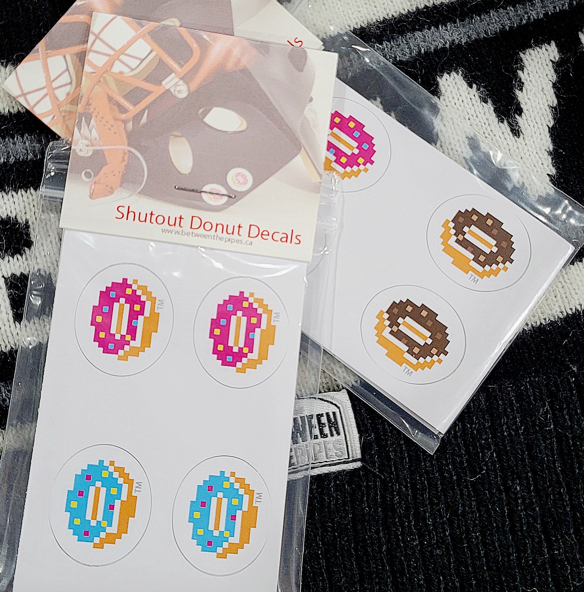 Shutout Donut Decals™ - Die-Cut Vinyl (12pk) FREE Shipping