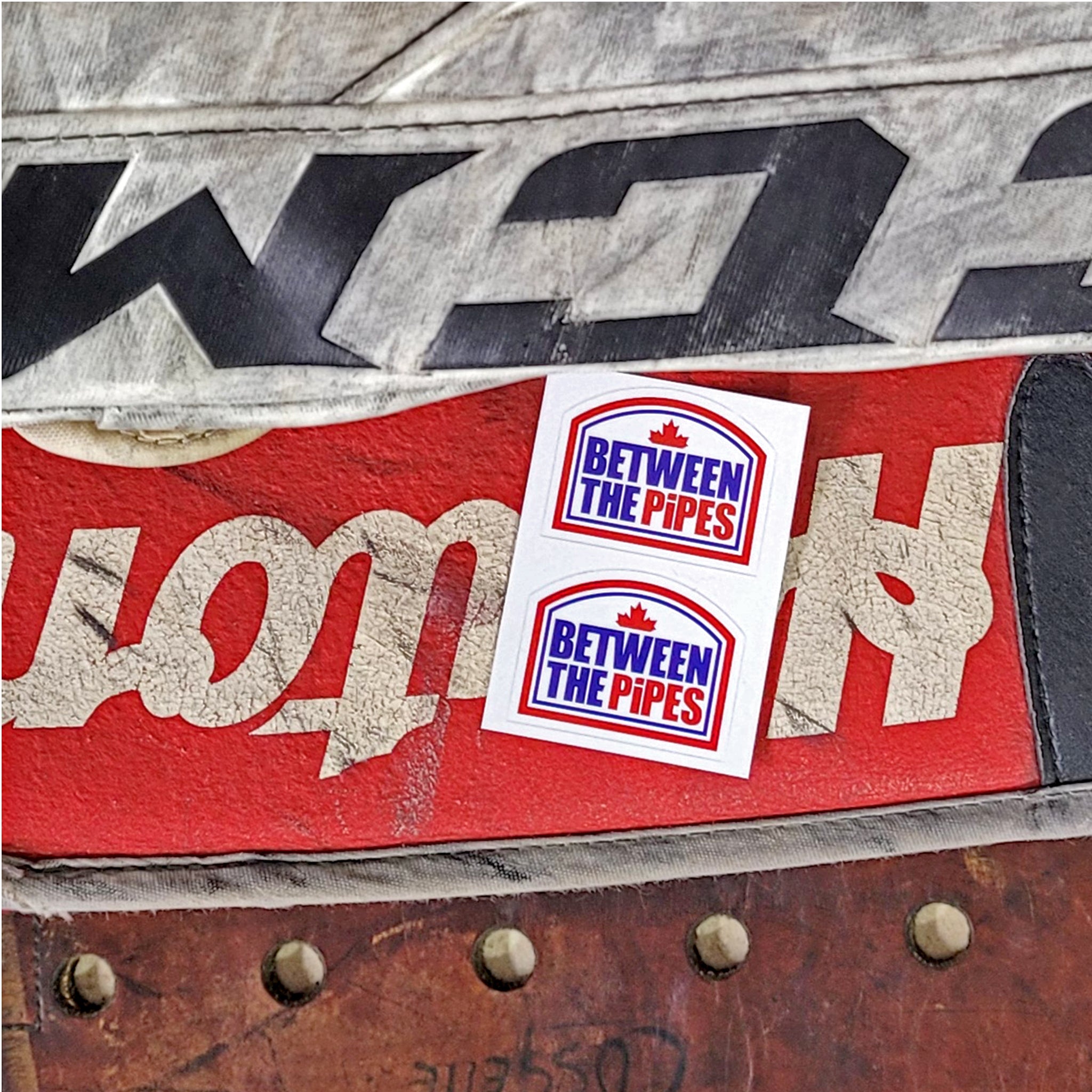Between The Pipes™ Decals - Die-Cut Vinyl (2pk) FREE Shipping