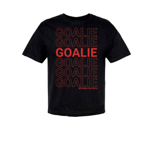 Adult - GOALIE GOALIE GOALIE Between the Pipes™ - Classic T-shirt Black