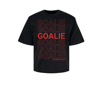 Youth - GOALIE GOALIE GOALIE Between the Pipes™ - Classic T-shirt Black