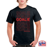 Load image into Gallery viewer, Adult - GOALIE GOALIE GOALIE Between the Pipes™ - Classic T-shirt Black
