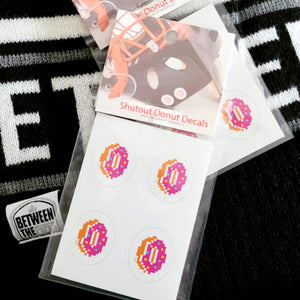 Shutout Donut Decals™ - Die-Cut Vinyl (12pk) FREE Shipping