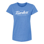 Load image into Gallery viewer, Women&#39;s - FEARLESS Between the Pipes™ - Classic T-shirt - Black/Red/Blue
