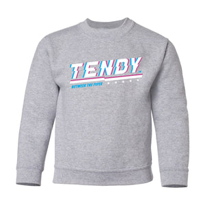 Youth - TENDY Between The Pipes ™ - Crewneck Pullover - Grey/Navy
