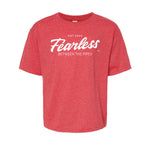 Load image into Gallery viewer, Youth - FEARLESS Between the Pipes™ - Classic T-shirt - Black/Red/Blue

